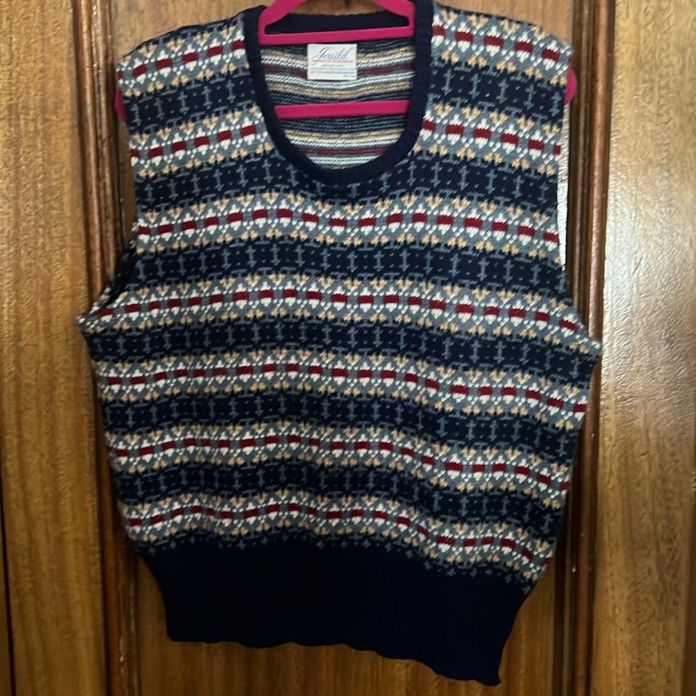 True vintage 1940’s Blue sweater vest
